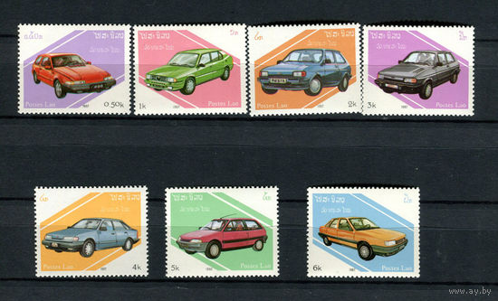 Лаос - 1987 - Автомобили - [Mi. 1010-1016] - полная серия - 7 марок. MNH.  (LOT U57)