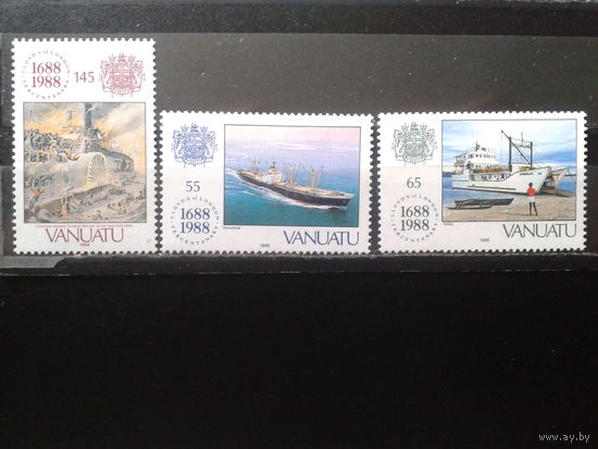 Вануату 1988 Корабли, кораблекрушение** Михель-4,5 евро