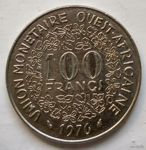 Западная Африка 100 франков, 1976  1-4-38