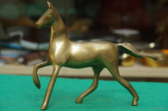 Статуэтка латунная  Лошадь
