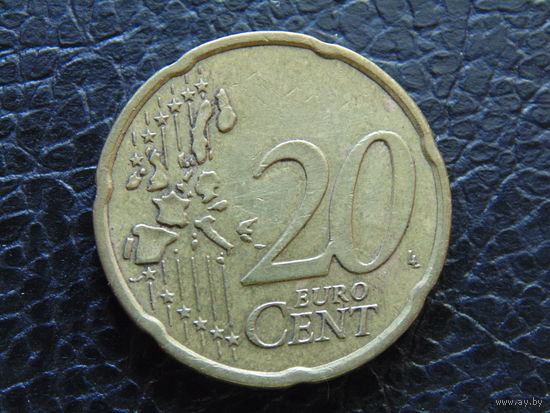 Германия 20 евроценов 2002г. J