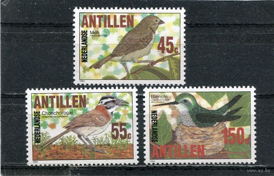 Нидерландские Антильские острова. Птицы, вып. 1984