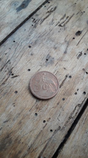 ЮАР 5 центов 2007 год