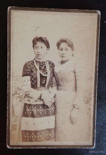 Царское фото ,вышиванка, 1893 г., юные красавицы