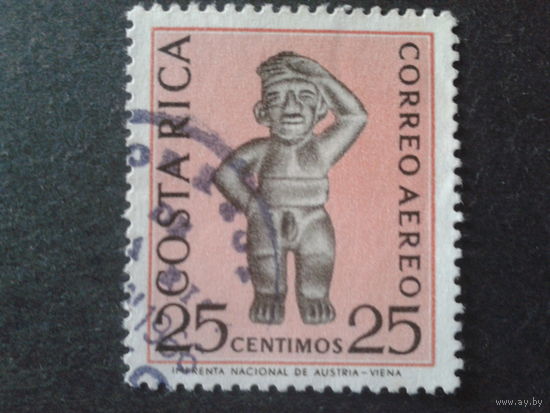 Коста-Рико 1963 археология, доколумбовое искусство