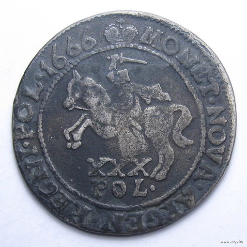 Тымф 1666 Вильно, уникальная легендарная монета, старая копия 18-19вв