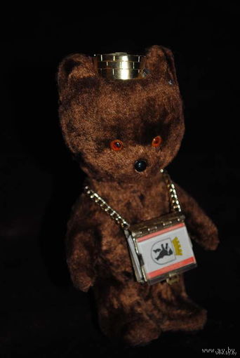 Мишка с брелком-книжкой из Германии., - продаю это только вместе, - *высота мишки 13см.