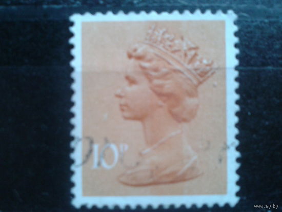 Англия 1976 Королева Елизавета 2  10 пенсов