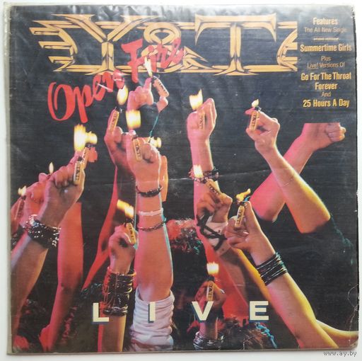 LP Y&T - Open Fire (live) (Nov 1985) Hard Rock