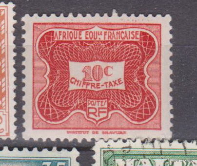 Французские колонии Французская Экваториальная Африка 1947 год лот  2 ЧИСТАЯ