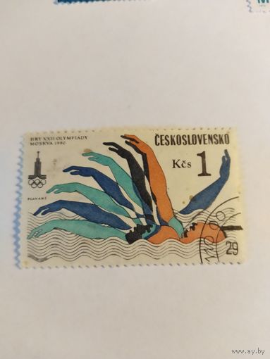 ЧССР 1980  плавание