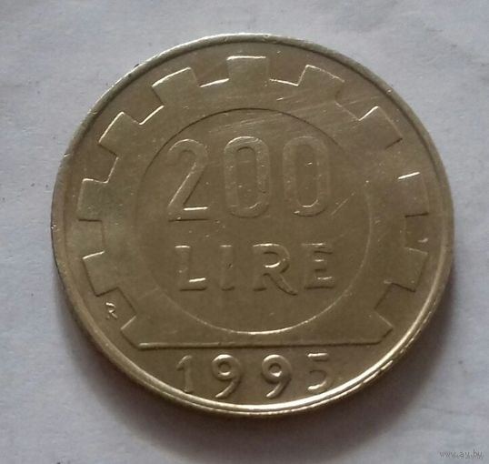 200 лир, Италия 1995 г.