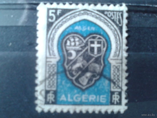 Алжир колония Франции 1948 Стандарт, герб 5 фр