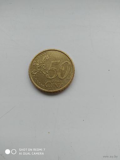 50 евроцентов Финляндия, 1999 год из обращения