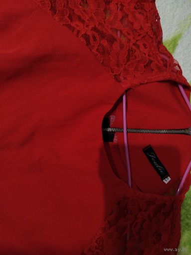 Платье красное Joulie (подойдёт для беременных)
