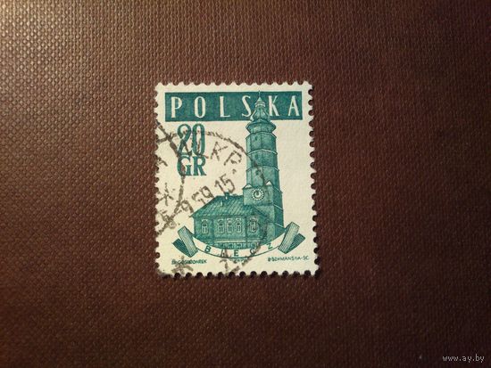 Польша 1958 г.Ратуша,Бич./37а/