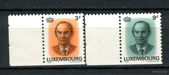 Люксембург - 1989 - Великий герцог Люксембурга Жан - [Mi. 1225-1226] - полная серия - 2 марки. MNH.  (Лот 187AE)