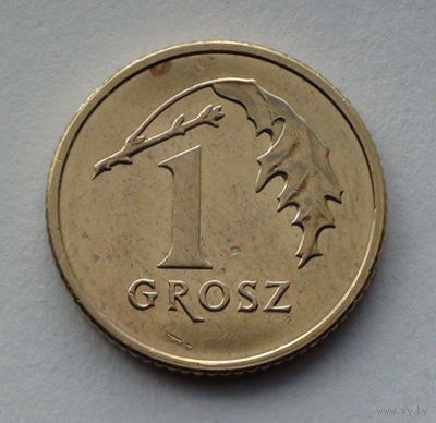 Польша 1 грош. 2013