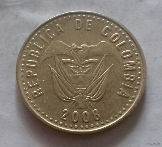 100 песо, Колумбия 2008 г.