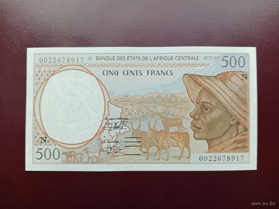 Экваториальная Гвинея 500 франков 2000 UNC (Франк BEAK)