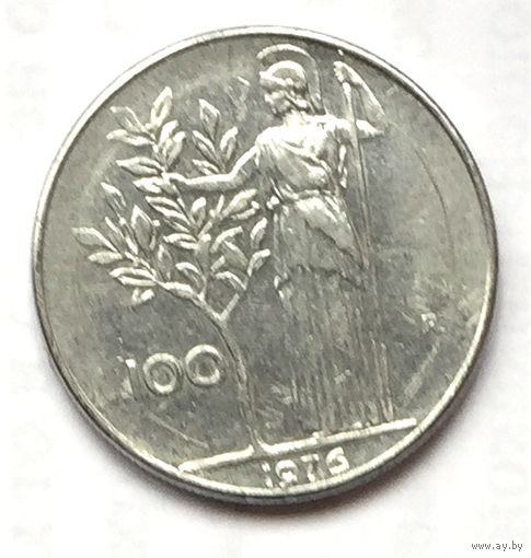 Италия, 100 лир 1976 года