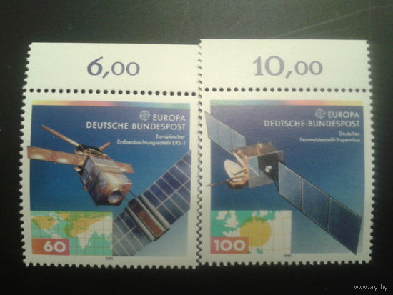 Германия 1991 Европа, космос** Mi-4,0 евро Полная серия