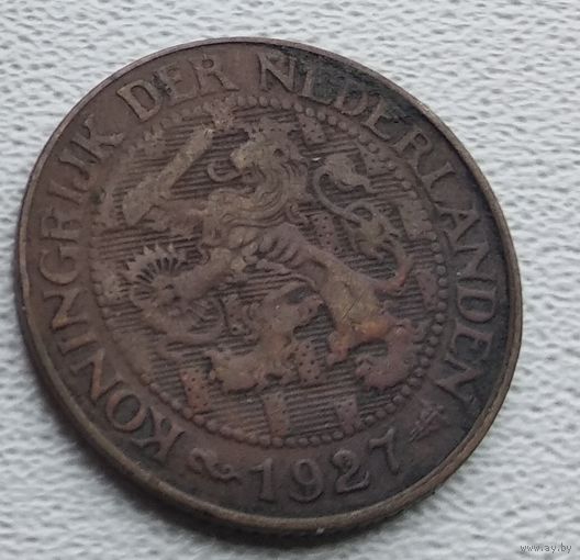 Нидерланды 1 цент, 1927 8-9-32