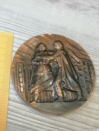 Медаль настольная 40 год и 3 дня вызваления беларуси