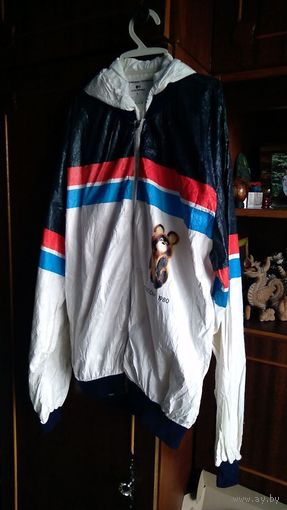 Куртка-ветровка Олимпиада 1980 Производство Япония р-р L
