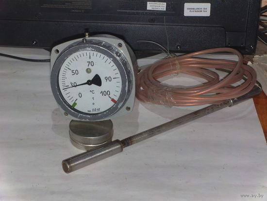 Термометр электроконтактный манометрический ТКП-100 Э.К.