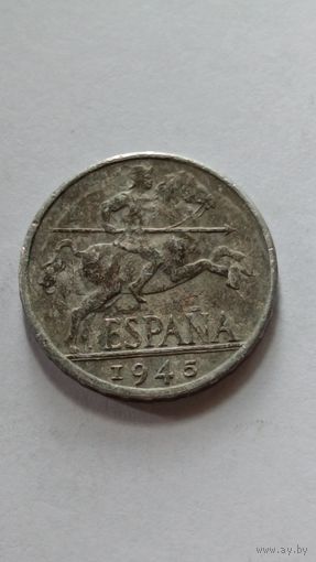 Испания, 10 сентимо 1945 года.