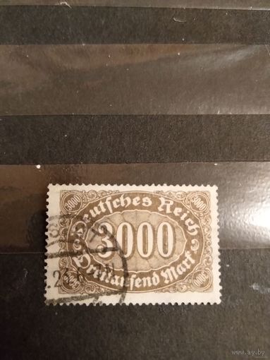 1922 Германия Рейх мих254 оценка 2 евро (2-10)