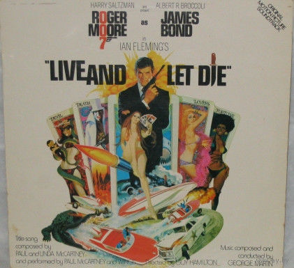 Various - Live And Let Die (Original Motion Picture Soundtrack_James Bond theme) 1973, LP