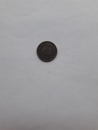 Индия Британская Монеты 1/12 анны 1929 Калькута