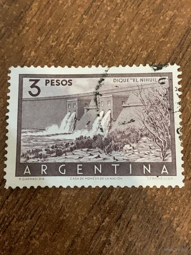Аргентина 1956. Гидротехническое сооружение. Полная серия