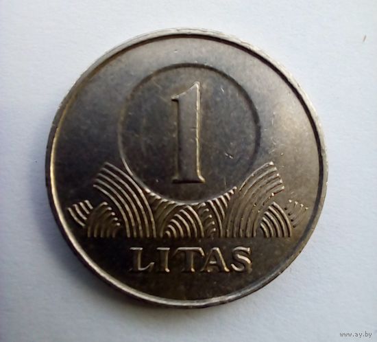 Литва 1 лит 2002 г