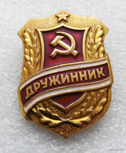Знак Дружинник СССР #0203-OP5