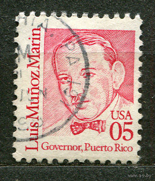 Губернатор Пуэрто-Рико Луис Муньос Марин. 1990. США. Полная серия 1 марка