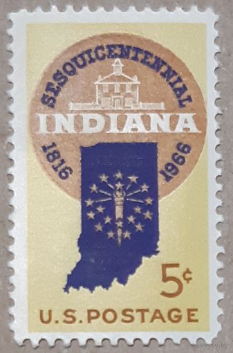 1966 - 150-летие штата Индиана  США