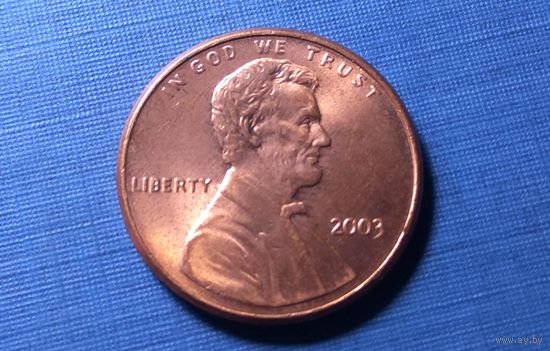 1 цент 2003. США.