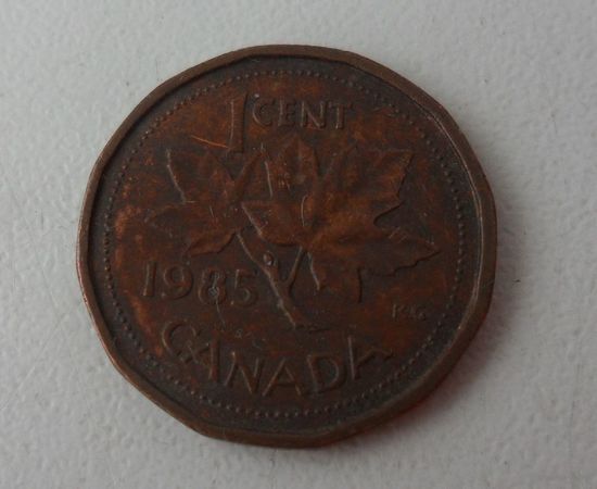 1 цент Канада 1985 г.в. KM# 132