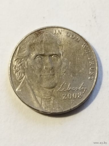США 5 центов 2008 Р