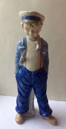 Музыкант профессии ГДР статуэтка фарфор, 25 см