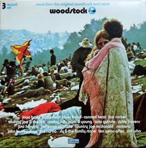 Woodstock, Rock Festival , 3LP 1970