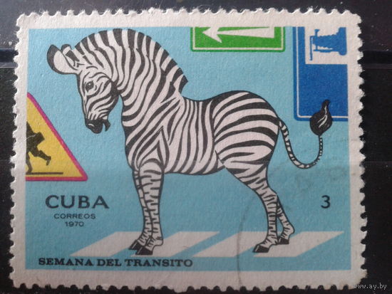 Куба 1970 ГАИ, зебра одиночка
