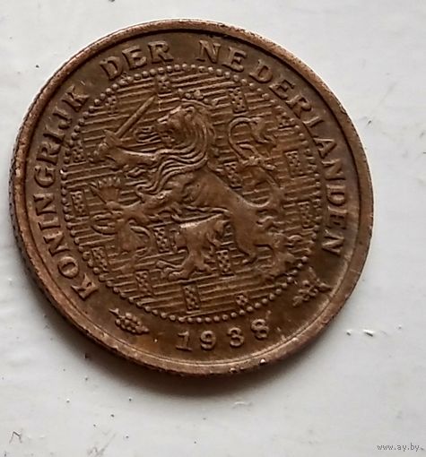 Нидерланды 1/2 цента, 1938 1-11-12