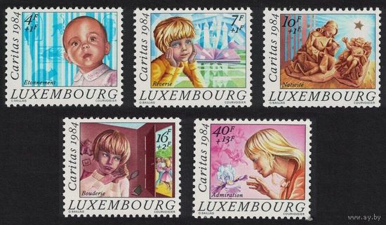 1984 Люксембург 1112-1116 Рождество 12,00 евро