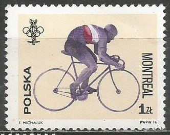 Польша. Олимпиада Монреаль'76. 1976г. Mi#2453.