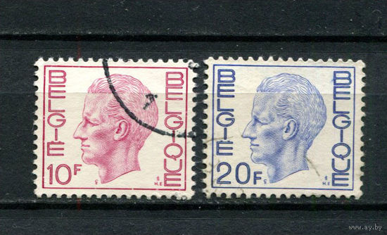 Бельгия - 1971 - Король Бодуэн - [Mi. 1669-1670] - полная серия - 2 марки. Гашеные.  (Лот 33AZ)