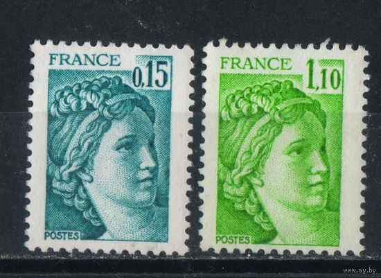 Франция 1977-9 Вып Сабина Стандарт #1966,2058*